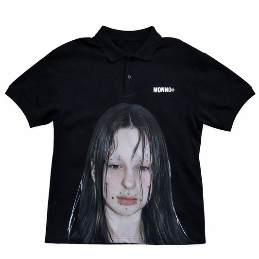 PIERCED PORTRAIT POLO